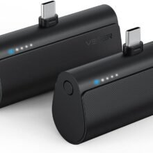 2 Packs of USB C Portable Chargers, 5000mAh