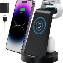 3 in 1 Charging Station for Apple Device, Wireless