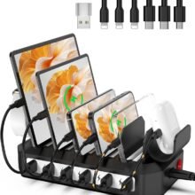 6-Port USB Charging Station,60W Fast Charging