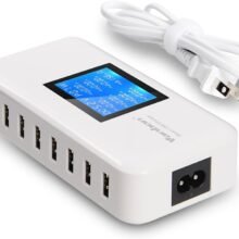 60W/12A 8-Port Desktop Charging Station Multiple