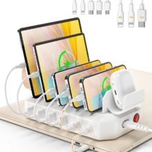 95W 6-Port USB Charging Station for Multiple