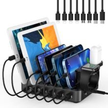 Charging Station for Multiple Devices,68W 6 Ports