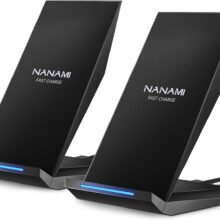 Fast Wireless Charger, [2 Pack] NANAMI Qi