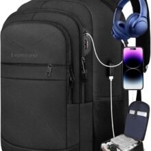 Lapsouno Travel Backpack, Large Carry on Backpack,