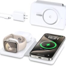 Magnetic Wireless Charger for iPhone: 3 in 1