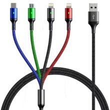 Multi Charging Cable 4A, [5Ft/ 2Pack] Multi