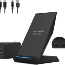 NANAMI 30W Max Wireless Charger, Qi Certified Fast