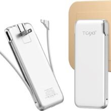 TG90° 10000mah Portable Charger with Built in AC