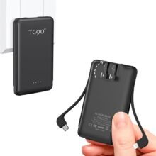 TG90° Power Bank Portable Phone Charger, 5000mAh