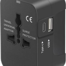 Travel Adapter, Worldwide All in One Universal