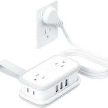 Travel Power Strip with USB Ports, NTONPOWER 4