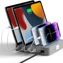 USB Charging Station - Charging Dock - 4-Port -