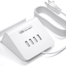 VHBW USB Charging Station 25W, 4 Port USB Charging