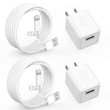 iPhone Charger,Cube iPhone Charger Travel 2Pack