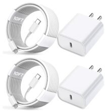 iPhone Fast Charger, [Apple MFi Certified] 2 Pack