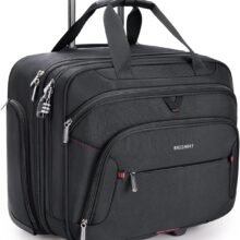 BAGSMART Rolling Laptop Bag, Briefcase with Wheels