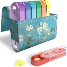 Pill Organizer,LIZIMANDU Weekly Travel Pill Case