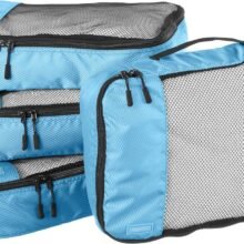 Amazon Basics 4 Piece Packing Cubes for Travel,