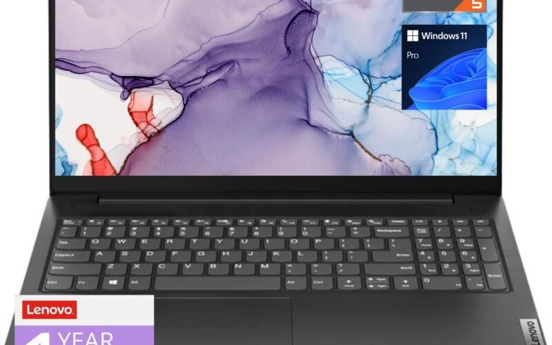 Lenovo V15 Laptop, 15.6" FHD Display, AMD Ryzen 5