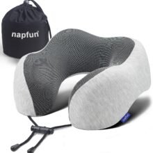 napfun Neck Pillow for Traveling, Upgraded Travel