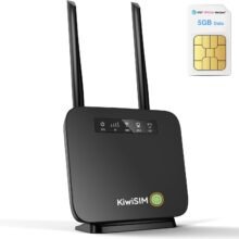 4G LTE WiFi Router with 5GB Data Card, Portable