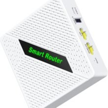 Mini Portable WiFi 6 Router, Dual Band Gigabit